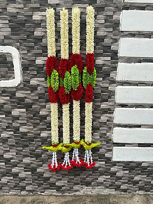 Plastic cloth parrot garland