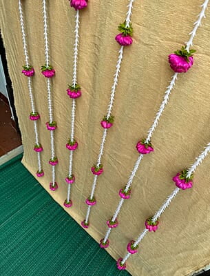 Open Lotus Flower Lilly String 1