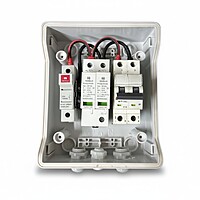 Havells DCDB Premium IP66 Waterproof – 16A MCB,600V SPD & Fuse Holders (Up to 3kW)