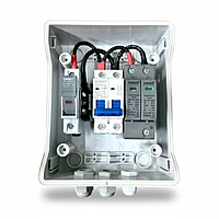 Sibass DCDB Premium IP66 Waterproof – 20A MCB,600V SPD & & Fuse Holder (1 in 1 Out)