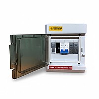 Sibass DCDB Premium IP66 Waterproof – 20A MCB,600V SPD & & Fuse Holder (1 in 1 Out)