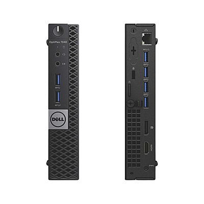 Refurbished Dell OptiPlex 7040 Tiny Business Pc | I5 | 6TH GEN | 6500T| 8 GB RAM | 256 GB Nvme SSD| Black