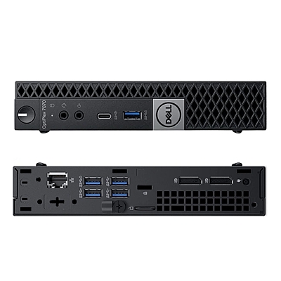 Dell OptiPlex 7070 Tiny Business Pc | I5 | 8TH GEN | 8400T @ 2.80 GHz | 8 GB RAM | 256 GB Nvme SSD| Black | Refurbished
