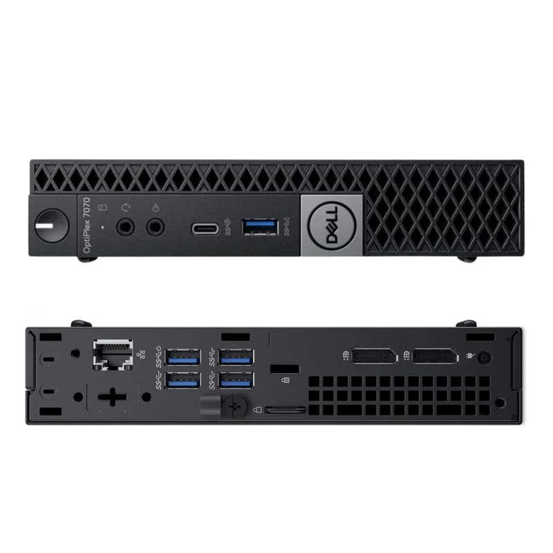 Dell OptiPlex 7070 Tiny Business Pc | I5 | 8TH GEN | 8400T @ 2.80 GHz | 8 GB RAM | 256 GB Nvme SSD| Black | Refurbished Dell OptiPlex 7070 Tiny Business Pc | I5 | 8TH GEN | 8400T @ 2.80 GHz | 8 GB RAM | 256 GB Nvme SSD| Black | Refurbished