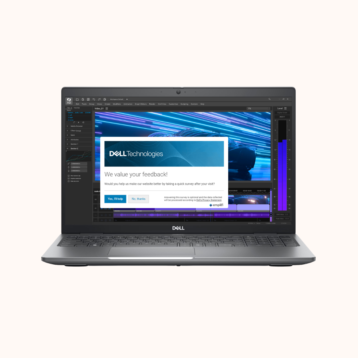 DELL MOBILE WS 3591 ULTRA 7- 155H/ 16GB DDR5/ 1TB SSD/ 15.6" FHD 250 NITS/ 6GB A1000 DDR 6/ BKLIT/ FPR/ W11 PRO/ 4 CELL/ 3 YEAR ADP WARRANTY