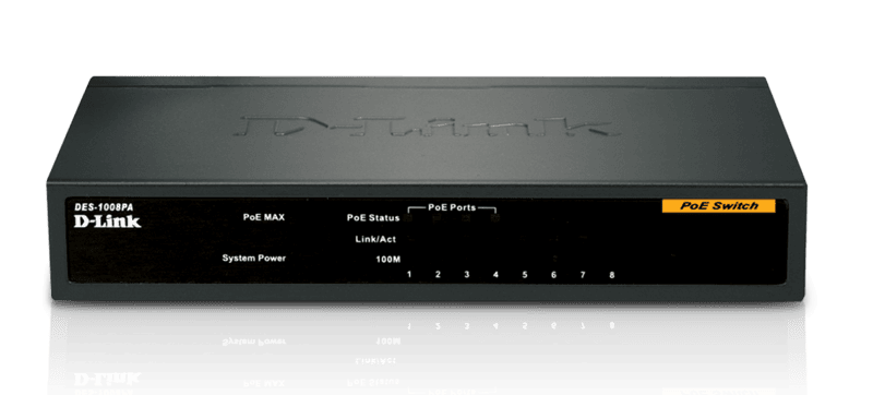 Dlink 4+4 Port POE Switch DES-1008P
