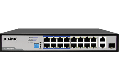 Dlink 16+2 Port POE Switch DES-F1018P-E