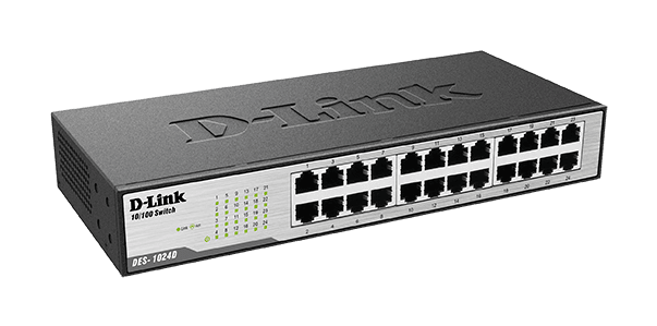 D-Link 24-Port 10/100 MBPS Desktop Switch