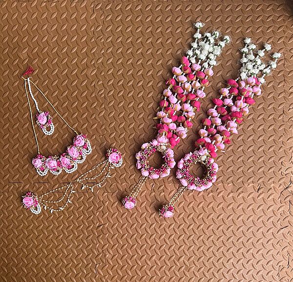 Artificial Flower Jewellery DFJ31 Artificial Flower Jewellery DFJ31