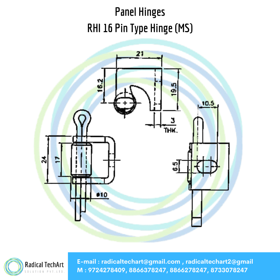 RHI Series Panel Hinges