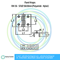 RHI Series Panel Hinges