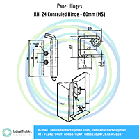 RHI Series Panel Hinges