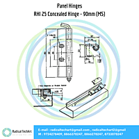 RHI Series Panel Hinges