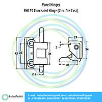 RHI Series Panel Hinges