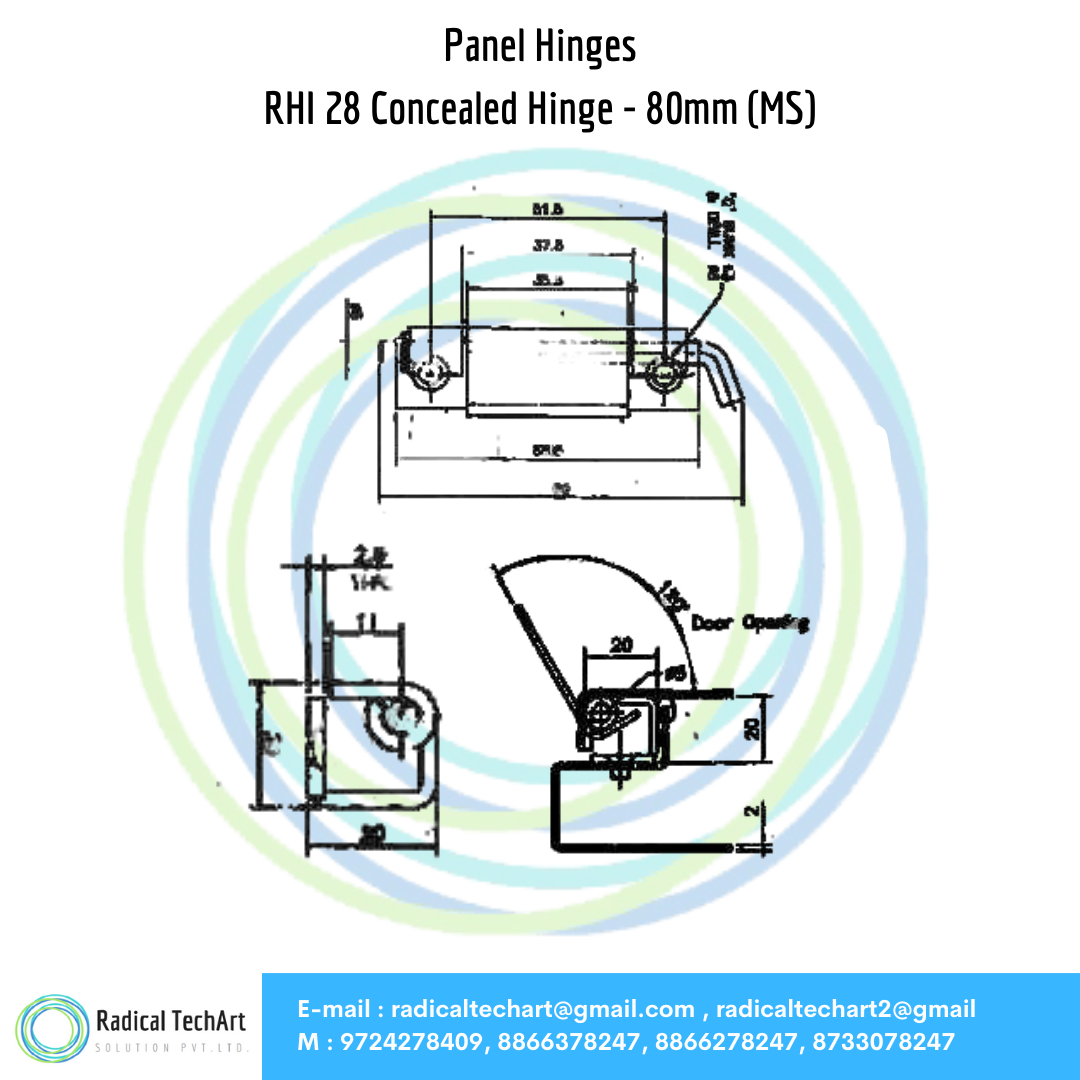 RHI Series Panel Hinges