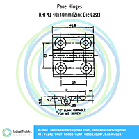 RHI Series Panel Hinges