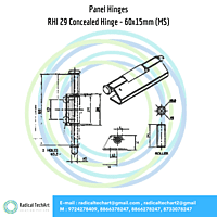 RHI Series Panel Hinges