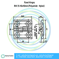 RHI Series Panel Hinges