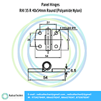 RHI Series Panel Hinges