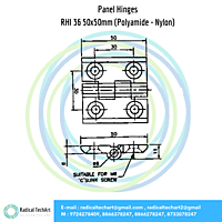 RHI Series Panel Hinges