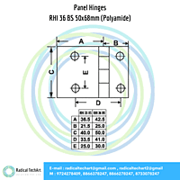 RHI Series Panel Hinges