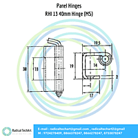 RHI Series Panel Hinges