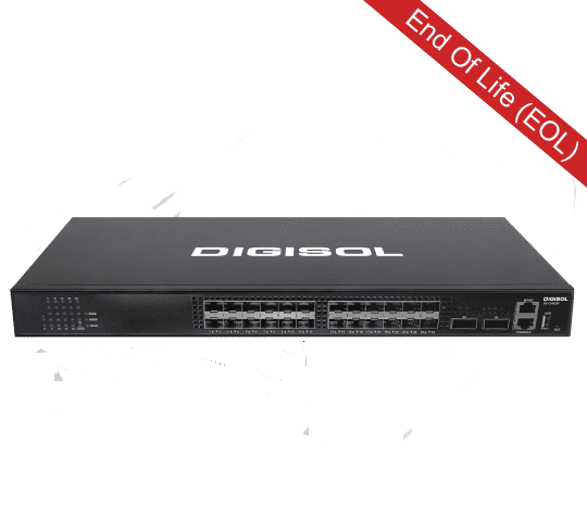 DG-CS4626F – Digisol L2 Dual Stack 40G Intelligent Fiber Switch