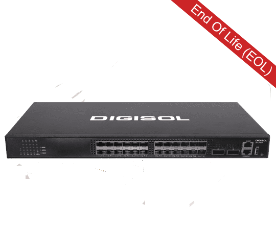 DG-CS4626F – Digisol L2 Dual Stack 40G Intelligent Fiber Switch