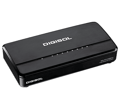 DG-FS1008DG (H/W Ver. C1) – Digisol 8 Port Fast Ethernet Unmanaged Desktop Switch