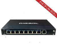 DG-FS1009PF-A (H/W Ver. B1) – DIGISOL Fast Ethernet Unmanaged Desktop Switch with 8 PoE Ports and 1 Uplink Port