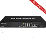 DG-FS1510HPE – Digisol 8 Port Fast Ethernet Lite Managed PoE+ Switch with 2 Gigabit Combo Ports