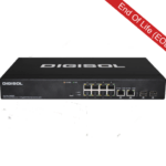 DG-FS1510HPE – Digisol 8 Port Fast Ethernet Lite Managed PoE+ Switch with 2 Gigabit Combo Ports