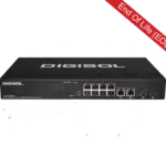 DG-FS1510HPE – Digisol 8 Port Fast Ethernet Lite Managed PoE+ Switch with 2 Gigabit Combo Ports