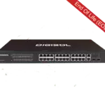 DG-FS1526HP – Digisol 24 Port Fast Ethernet PoE+ Smart Managed Switch with 2 Combo Ports