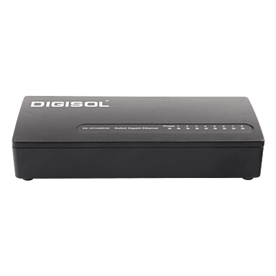 DIGISOL 8 Port 10/100/1000Mbps Gigabit Ethernet Desktop Unmanaged Switch – DIGISOL 8 Port 10/100/1000Mbps Gigabit Ethernet Desktop Unmanaged Switch –