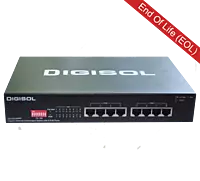 DG-GS1008PF (H/W Ver. B2) – Digisol 8 Port Gigabit Ethernet Unmanaged PoE Switch