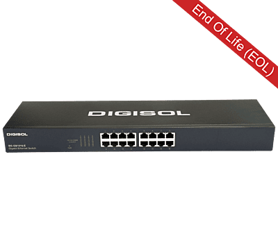 DG-GS1016/E (H/W Ver. A2) – DIGISOL 16 Port Gigabit Ethernet Unmanaged Switch