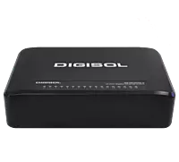 DG-GS1016D-A (H/W Ver. A1) – Digisol 16 Port Gigabit Ethernet Unmanaged Desktop Switch with External Power Adapter