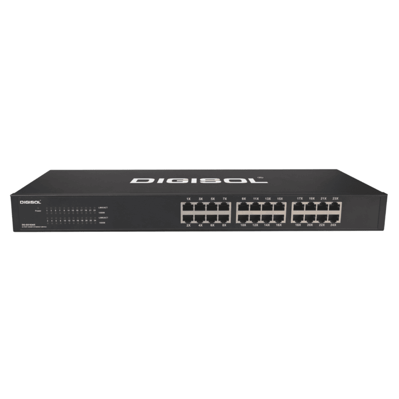 DIGISOL 24 Port Gigabit Ethernet Unmanaged Switch – DG-GS1024/E DIGISOL 24 Port Gigabit Ethernet Unmanaged Switch – DG-GS1024/E
