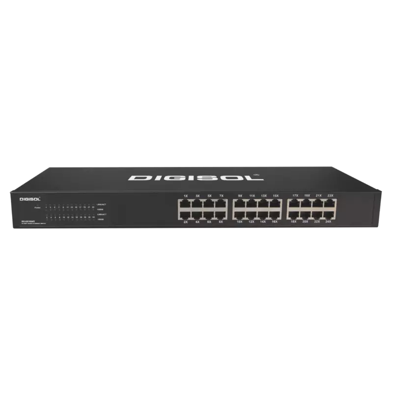 DIGISOL 24 Port Gigabit Ethernet Unmanaged Switch – DG-GS1024/E