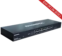 DG-GS1026 (H/W Ver. A2) – Digisol 24 Port Gigabit Ethernet Unmanaged Switch with 2 SFP slots