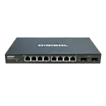DG-GS1510PL – Digisol 8 Port Gigabit Ethernet Smart Managed PoE Switch with 2 Giga SFP Ports