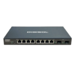 DG-GS1510PL – Digisol 8 Port Gigabit Ethernet Smart Managed PoE Switch with 2 Giga SFP Ports