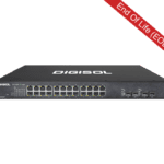 DG-GS1528HP – Digisol 24 Port Gigabit Ethernet Layer 2 Web Managed PoE+ Switch with 4 Gigabit SFP Ports