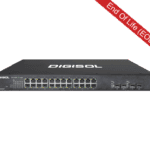 DG-GS1528HP – Digisol 24 Port Gigabit Ethernet Layer 2 Web Managed PoE+ Switch with 4 Gigabit SFP Ports