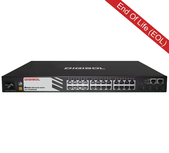 DG-GS4600E Series – DIGISOL L2 Gigabit Dual Stack Intelligent Switches