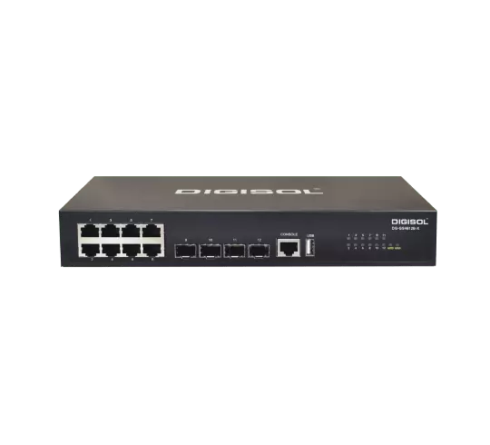 DIGISOL 8 Port L2+ 10G Access Switch       DG-GS4612E-X