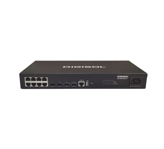 DIGISOL 8 PoE Port L2+ 10G Access Switch – DG-GS4612HPE-X