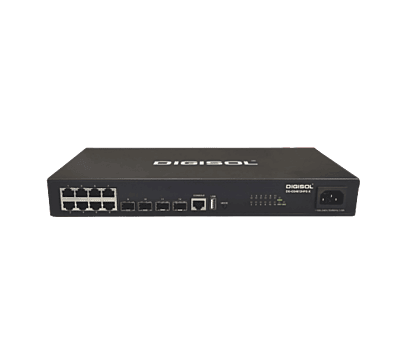 DIGISOL 8 PoE Port L2+ 10G Access Switch – DG-GS4612HPE-X