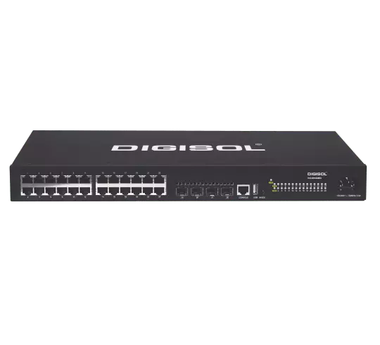 DG-GS4628E2 – Digisol L2 Gigabit Dual Stack Intelligent Switches